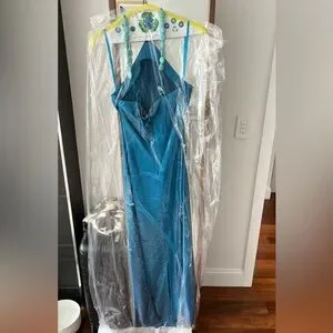 STAUD | Dresses | Staud Cadence Dress In Island Blue | Poshmark